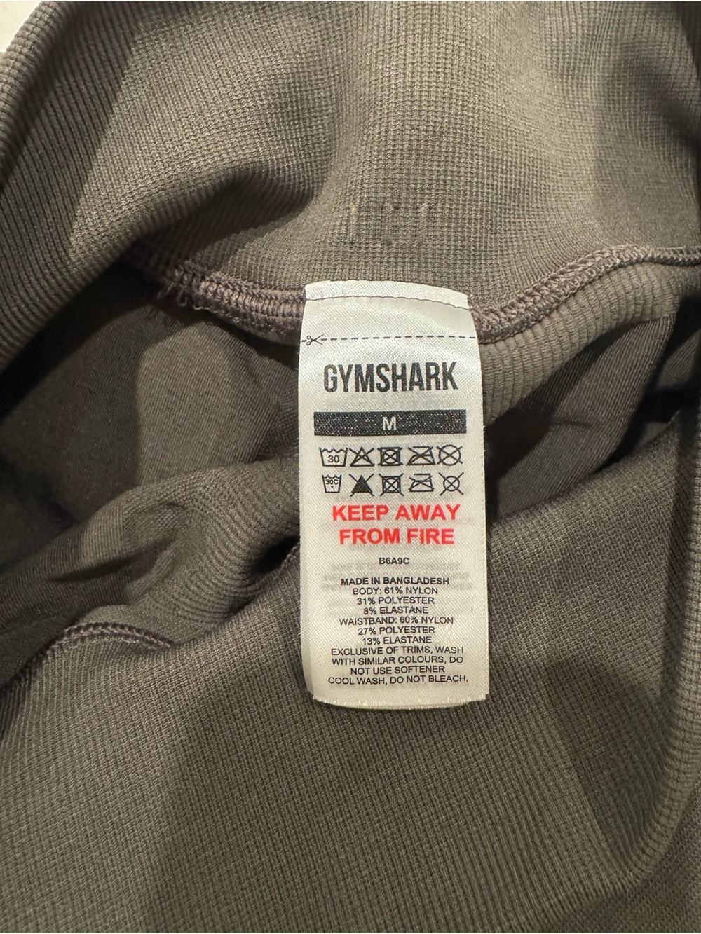 Gymshark Lift Seamless Leggings- Brown NWT - Picture 8 of 9